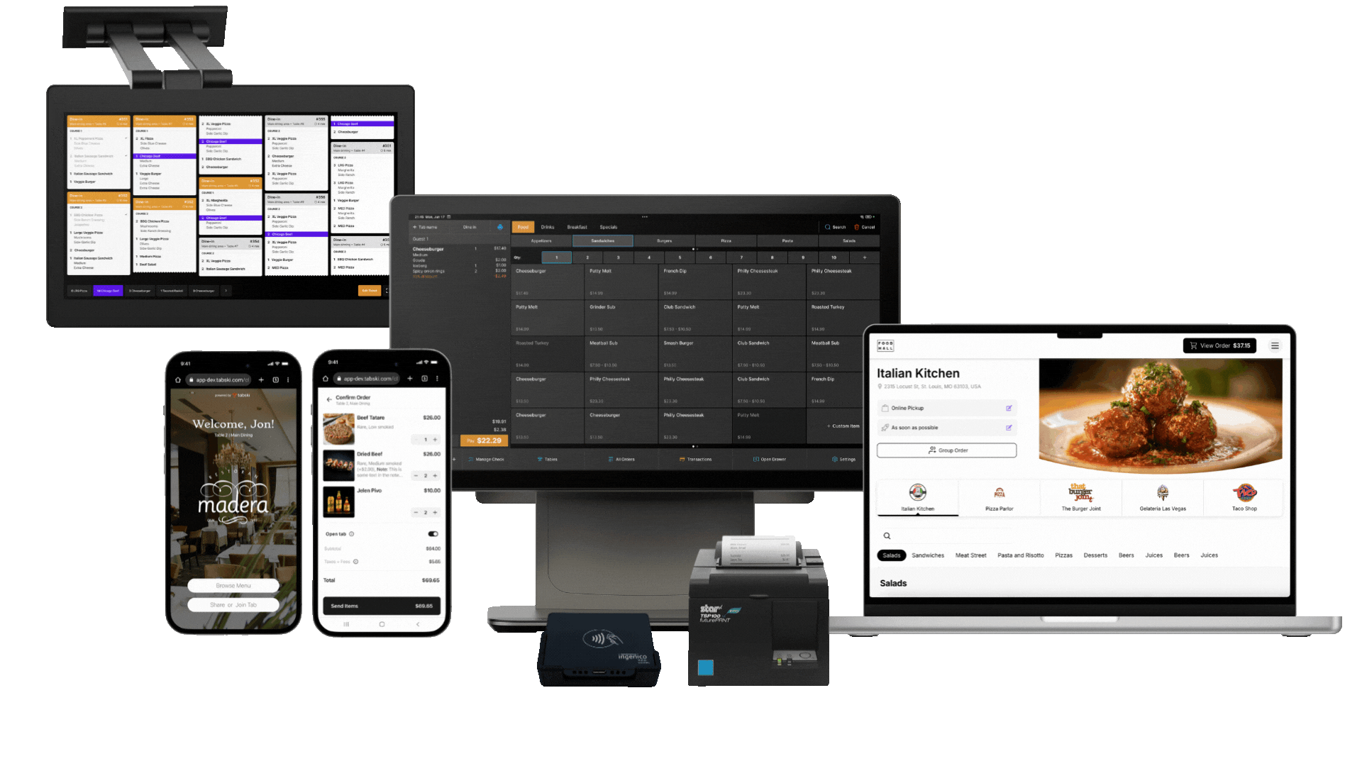 The Tabski platform in action
