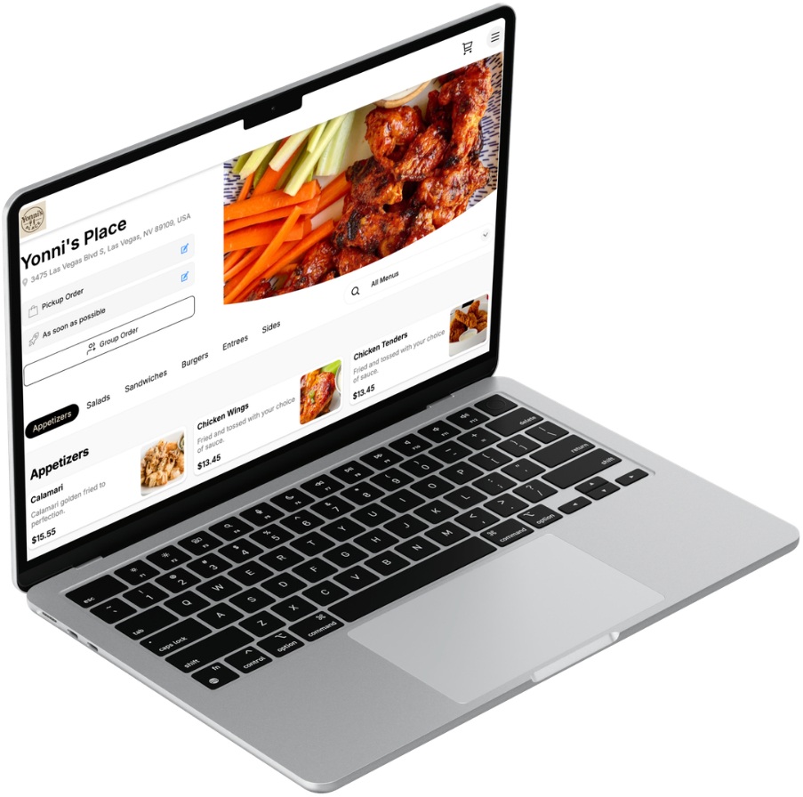 Tabski online ordering interface
