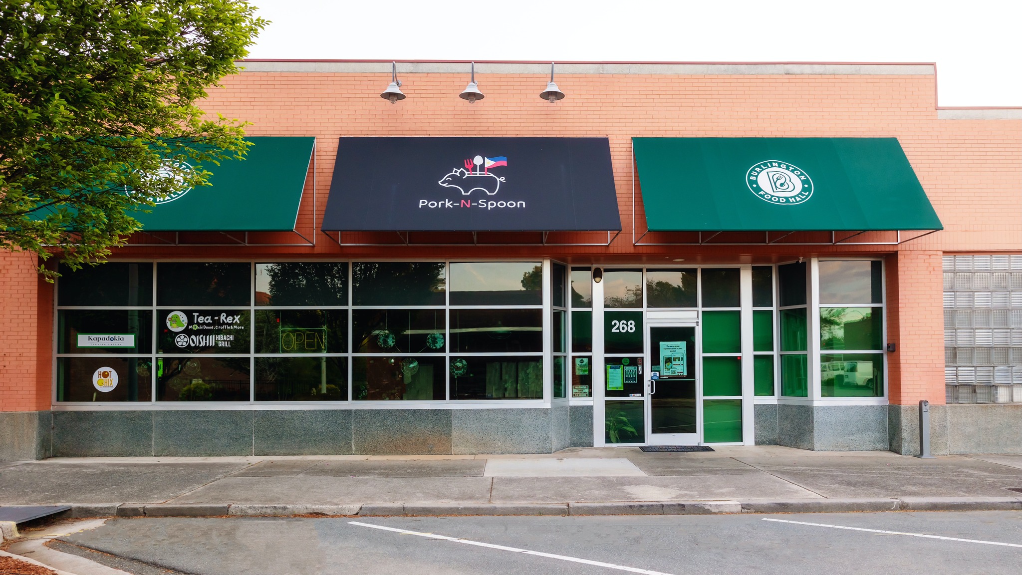 Burlington Food Hall in downtown Burlington, NC