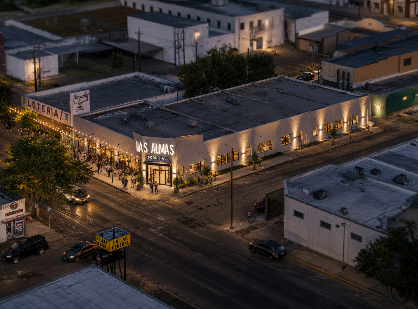 Las Almas Food Hall in Edinburg, TX — launching on Tabski