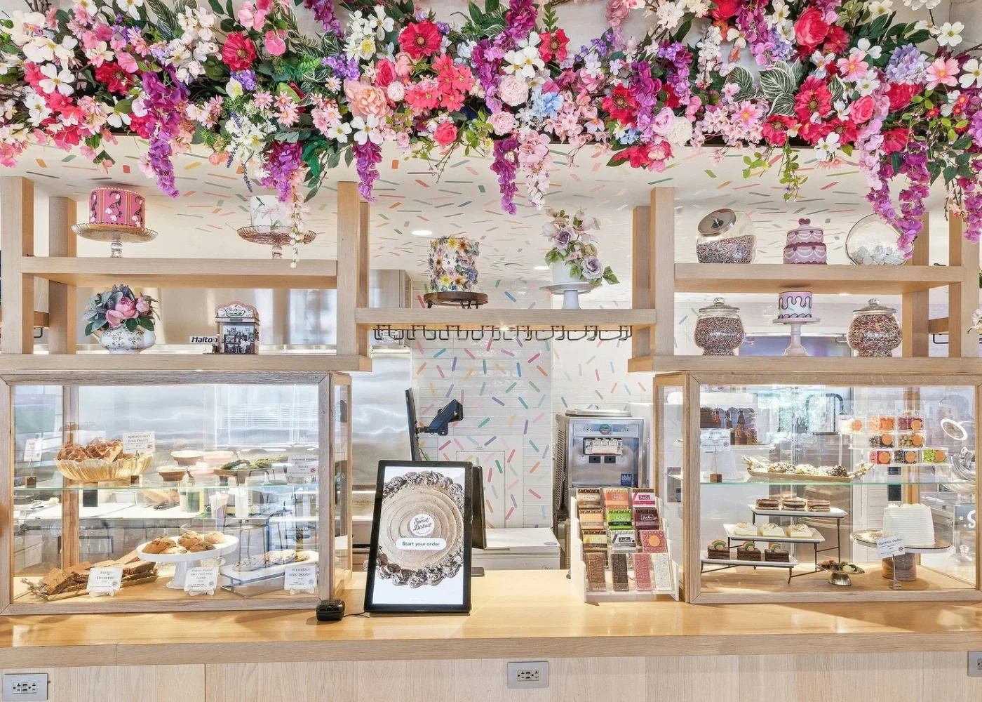 The Sweet District dessert counter at UPSIDE on Moore